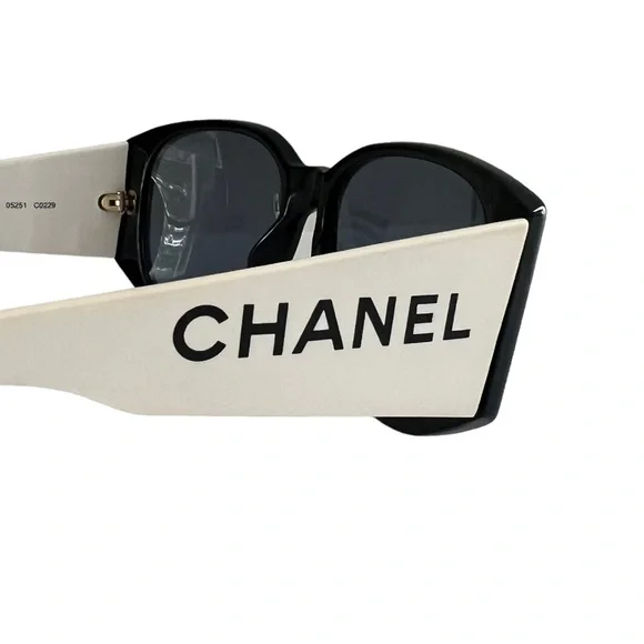 Chanel Spell Out Vintage Sunglasses - Picture 6 of 8